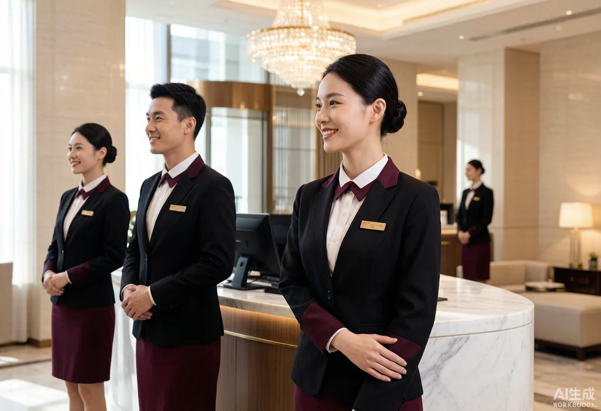 酒店制服 - 苏荟物业有限公司 - Hotel & Property Management Uniform Case Study challenge photo - 酒店物业 custom uniform